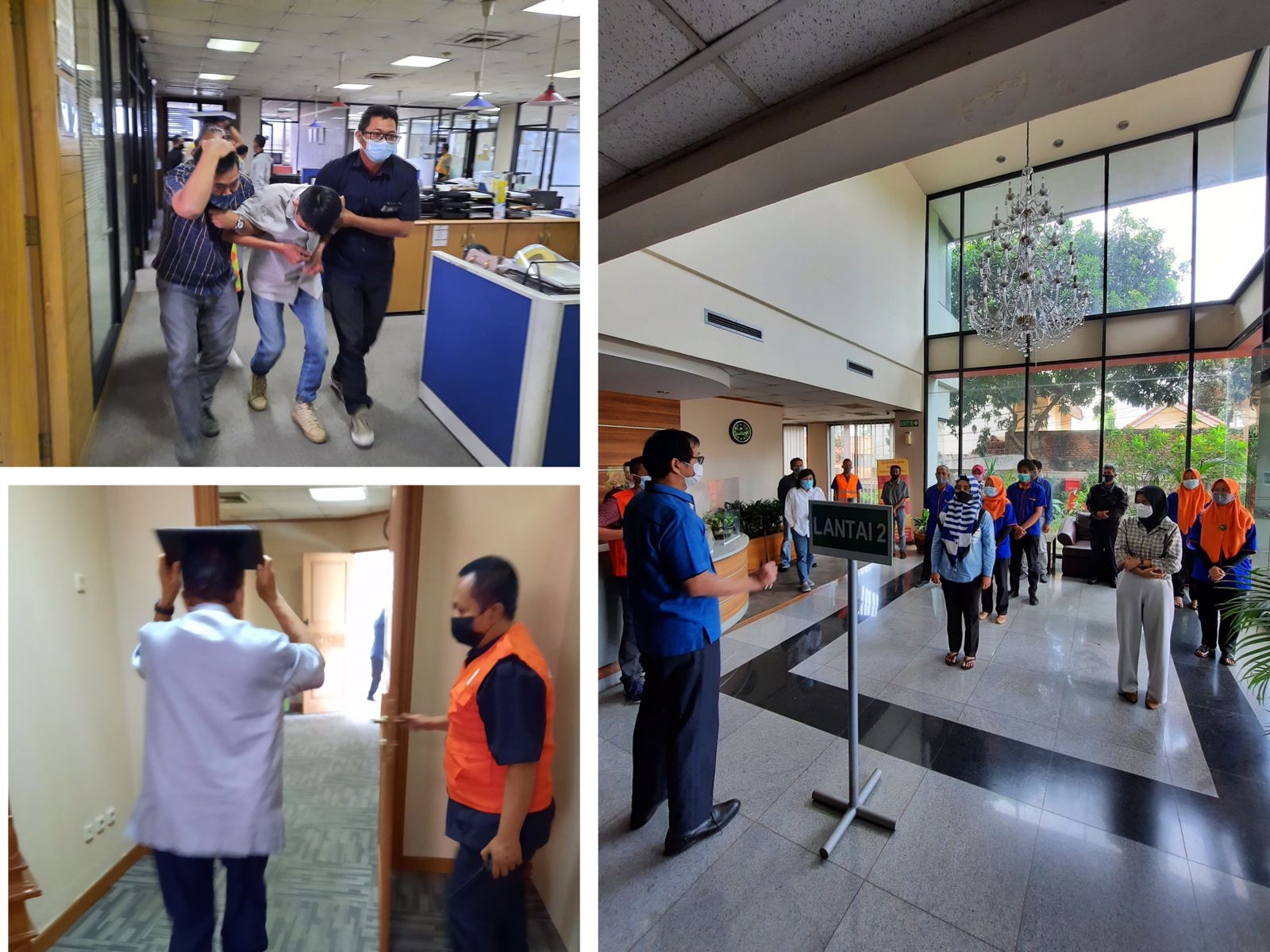 Simulasi Evakuasi Tanggap Darurat